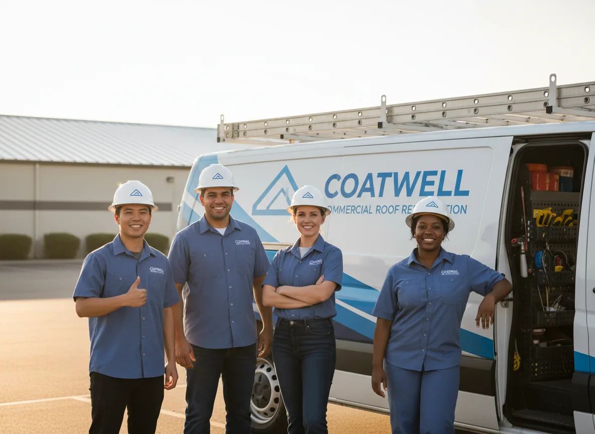 Commercial roof coating company in Carmen, OK